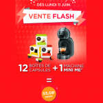 1 machine à café Krups offerte pour l'achat de 12 boites de capsules