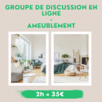 France entière - Groupe de discussion en ligne sur l'ameublement - dédommagé 35€ - 21 ou 22 octobre 2020