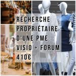 France entière - Visioconférence + Forum Propriétaires de PME - Dédommagé 410€ - Du 11 au 20 janvier 2021